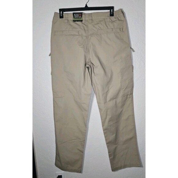Men's 5.11 tactical series covert cargo pants style 74290 36x34 khaki 8 pockets - Picture 5 of 6